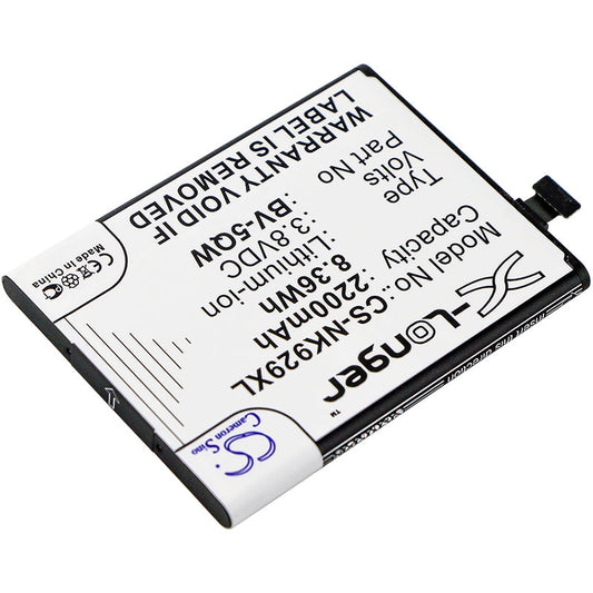 Replacement Battery for Nokia  iCOM – Mobile, SmartPhone – 2200mAh / 8.36Wh / 3.8V