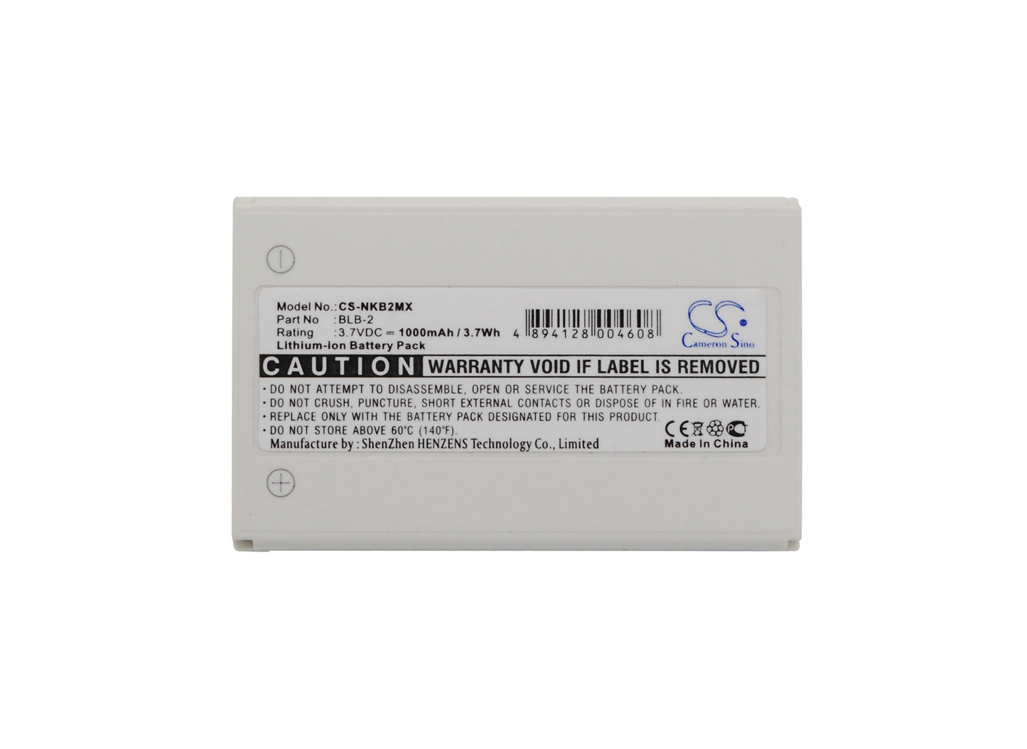 Replacement Battery for Technaxx  C5000 – Camera – 1000mAh / 3.70Wh / 3.7V