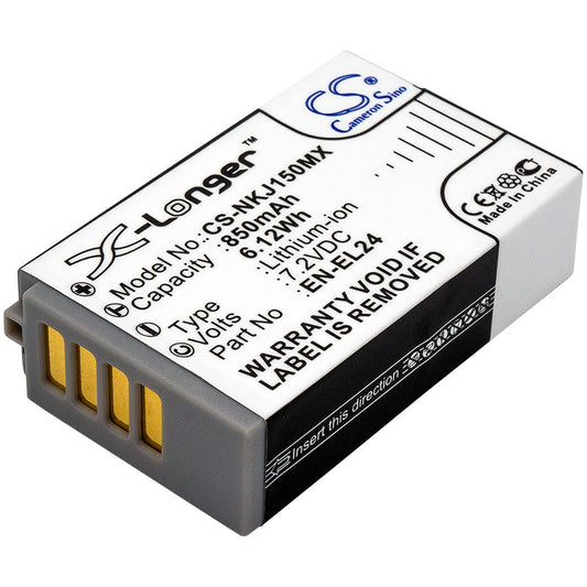 Replacement Battery for Nikon  1 J5 – Camera – 850mAh / 6.12Wh / 7.2V