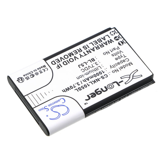 Replacement Battery for Nokia  105 2023 – Mobile, SmartPhone – 1000mAh / 3.70Wh / 3.7V