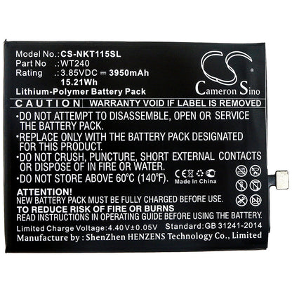 Replacement Battery for Nokia  3.2 – Mobile, SmartPhone – 3950mAh / 15.21Wh / 3.85V
