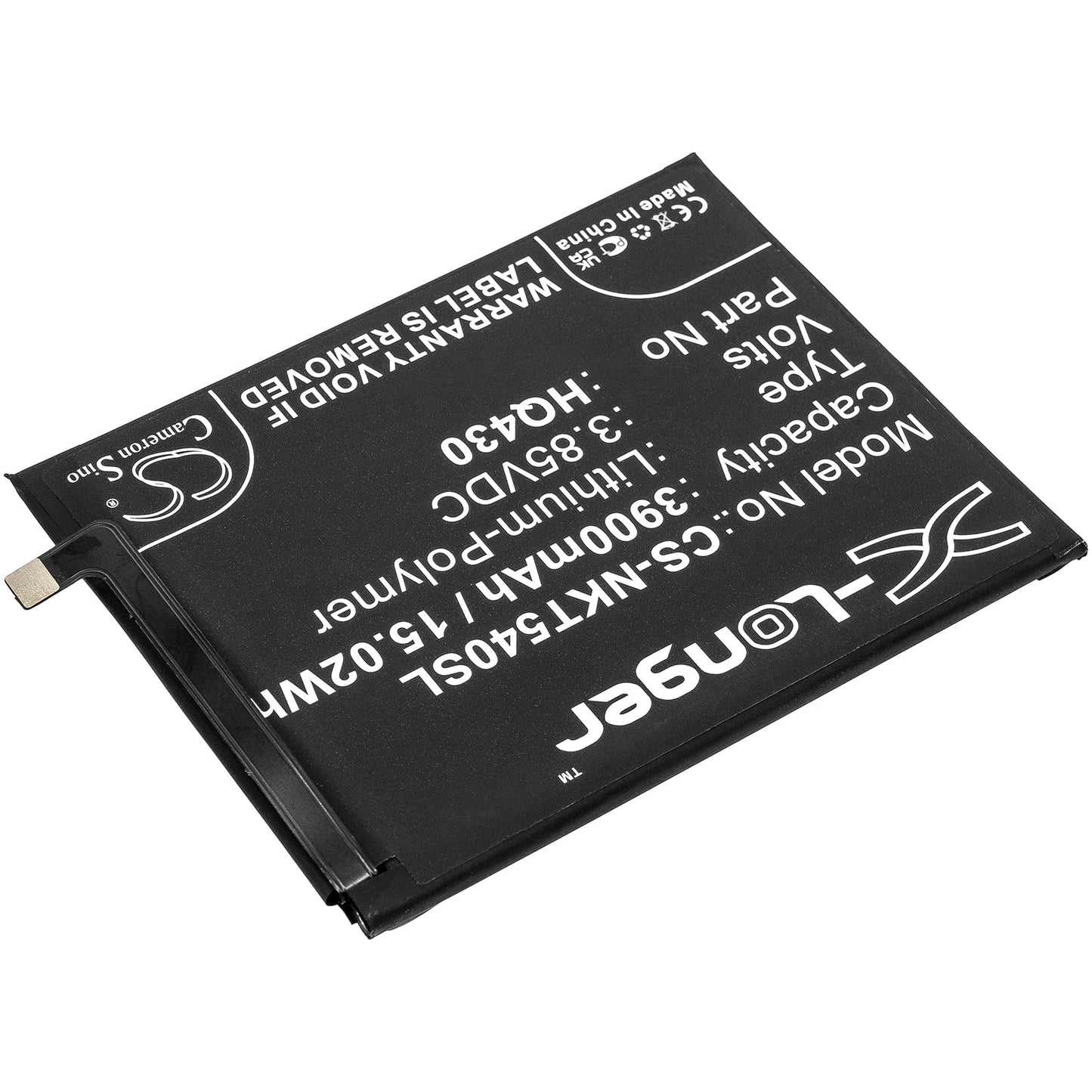 Replacement Battery for Nokia  5.4 2021 – Mobile, SmartPhone – 3900mAh / 15.02Wh / 3.85V