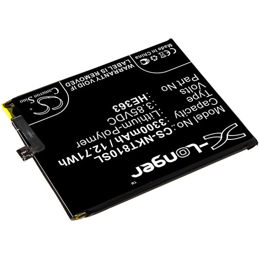 Replacement Battery for Nokia  8.1 – Mobile, SmartPhone – 3300mAh / 12.71Wh / 3.85V