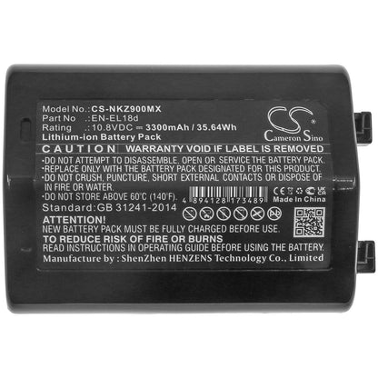 Replacement Battery for NIKON  D6 – Camera – 3300mAh / 35.64Wh / 10.8V
