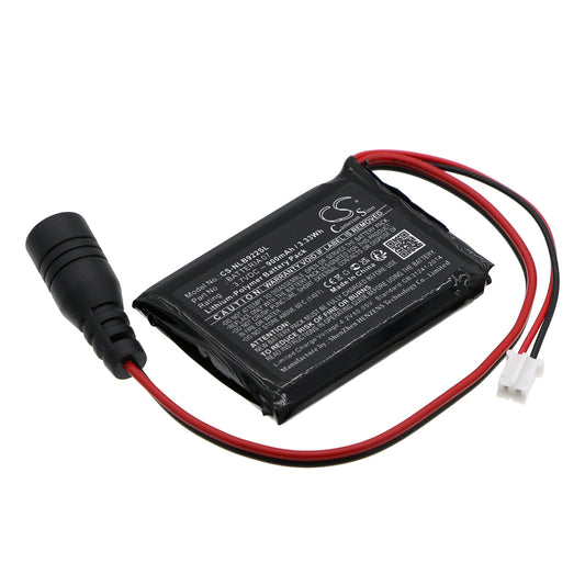Replacement Battery for Nolan  N-COM B902 L – Wireless Headset – 900mAh / 3.33Wh / 3.7V