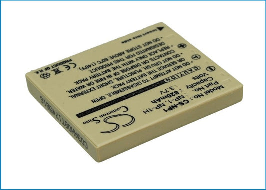 Replacement Battery for MINOLTA  Dimage X1 – Camera – 820mAh / 3.03Wh / 3.7V