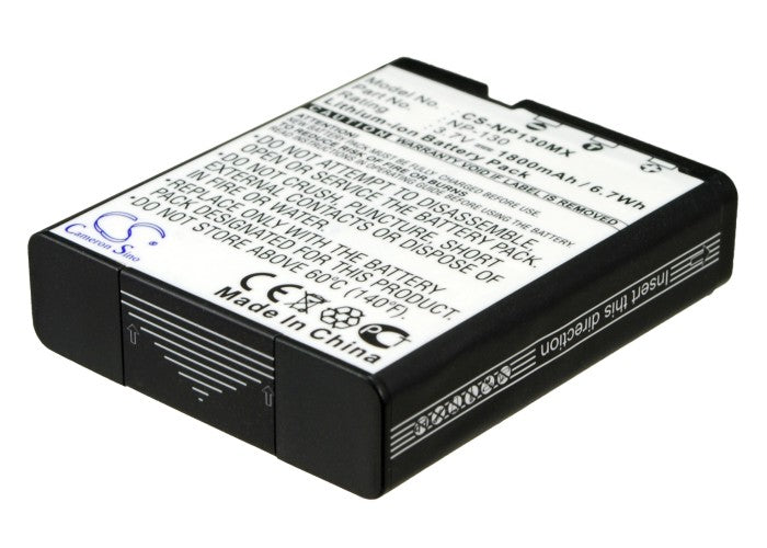 Replacement Battery for Casio  Exilim EX-FC300S – Camera – 1800mAh / 3.7V
