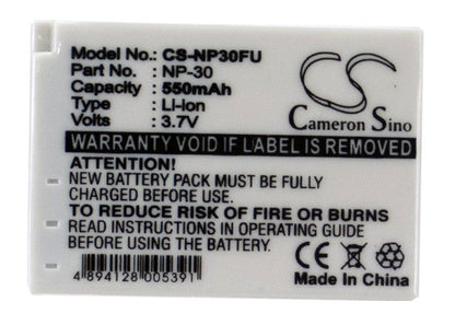 Replacement Battery for Fujifilm  FinePix F440 – Camera – 300mAh / 1.11Wh / 3.7V