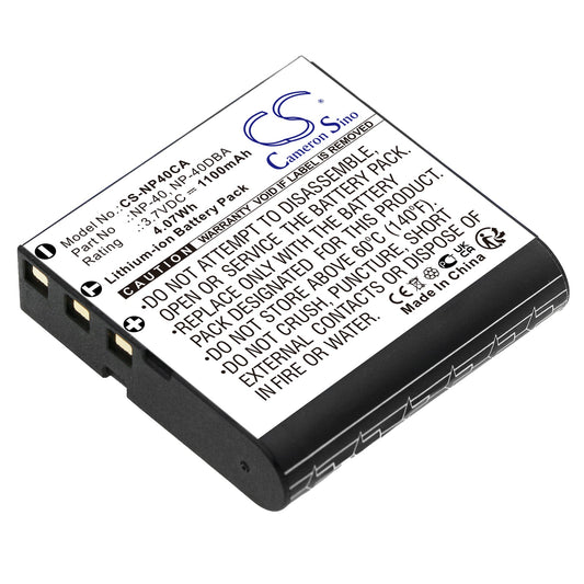 Replacement Battery for Rollei  Movieline SD50 – Camera – 1100mAh / 4.07Wh / 3.7V