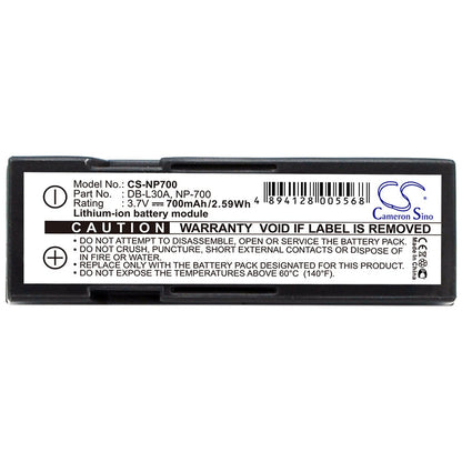Replacement Battery for Sanyo  Xacti VPC-A5 – Camera – 700mAh / 3.7V