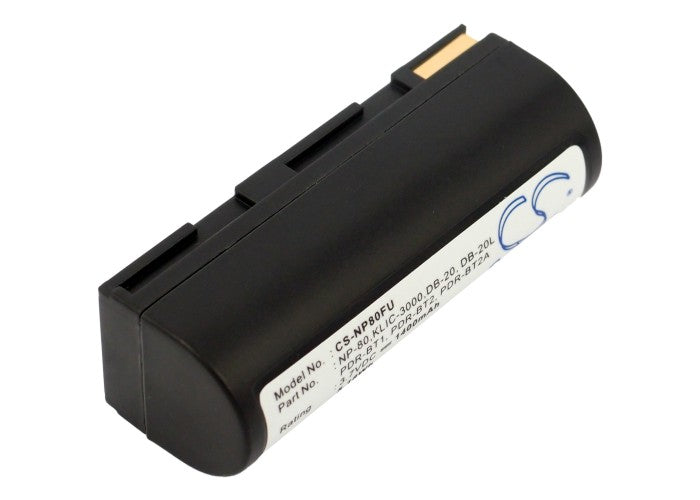 Replacement Battery for TOSHIBA  Allegretto M70 – Camera – 1400mAh / 3.7V