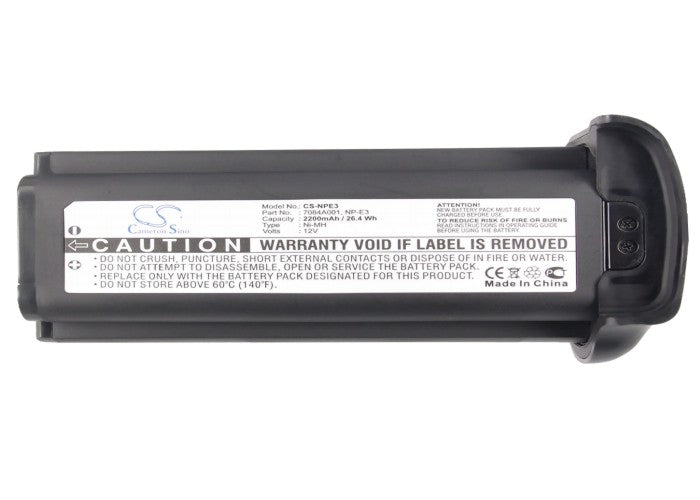Replacement Battery for Canon  EOS 1D – Camera – 2000mAh / 24.00Wh / 12.0V