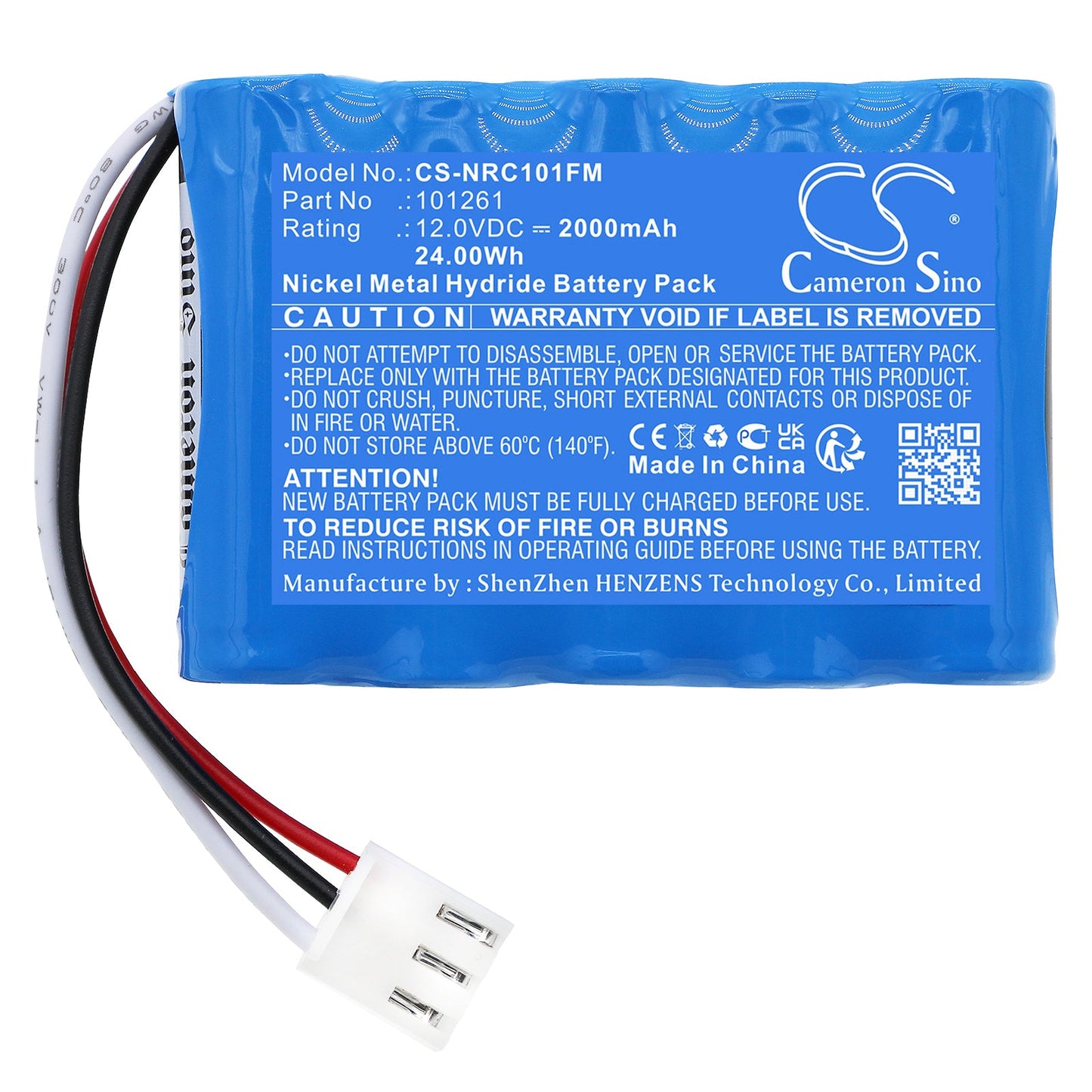 Replacement Battery for Navgard Bnwas  Dubilier DBC101261 – Marine Safety & Flotation Devices – 2000mAh / 24.00Wh / 12.0V