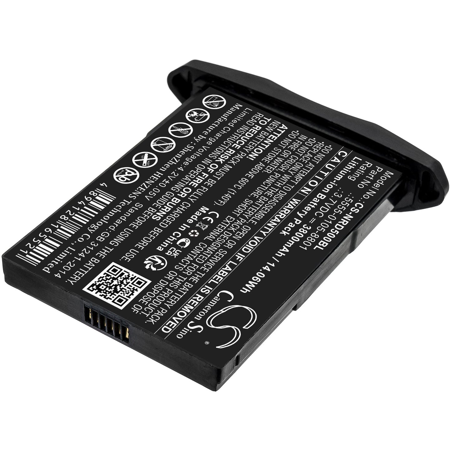 Replacement Battery for NCR Orderman  NCR Orderman 5 – Barcode Scanner – 3800mAh / 14.06Wh / 3.7V