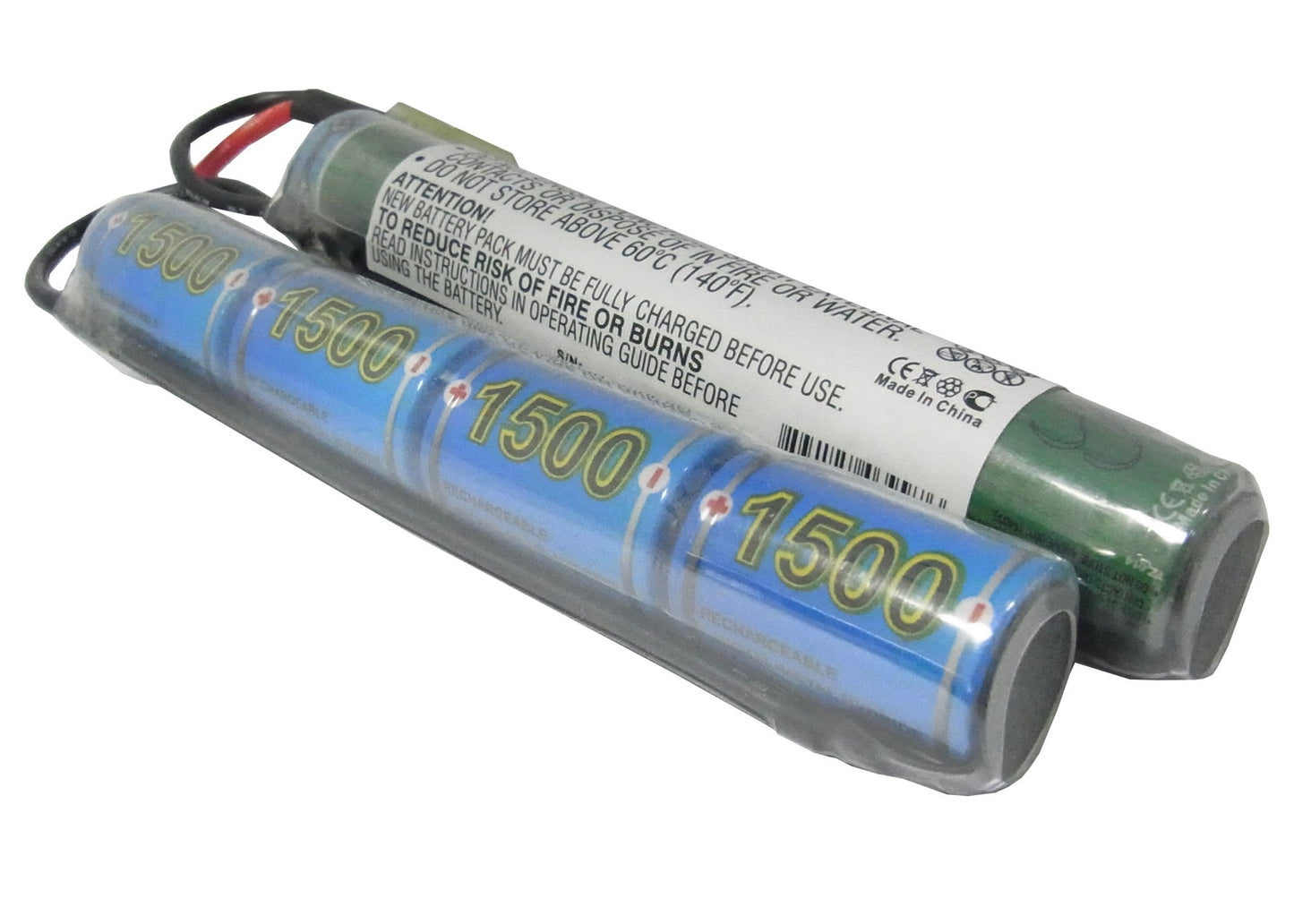 Replacement Battery for Airsoft Guns  AUGM – Airsoft Guns – 1500mAh / 14.40Wh / 9.6V