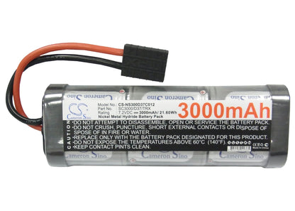 Replacement Battery for RC  CS-NS300D37C012 – Cars – 3000mAh / 7.2V