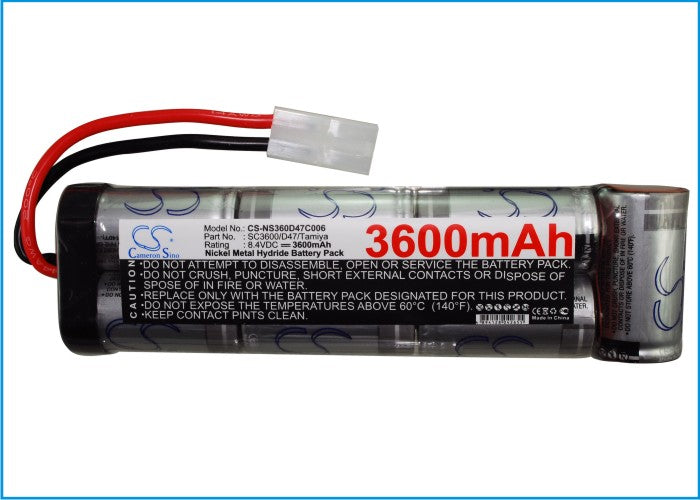 Replacement Battery for RC  CS-NS360D47C006 – Cars – 3600mAh / 8.4V
