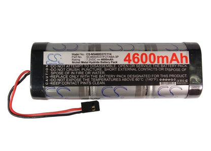 Replacement Battery for RC  CS-NS460D37C114 – Cars – 4600mAh / 7.2V