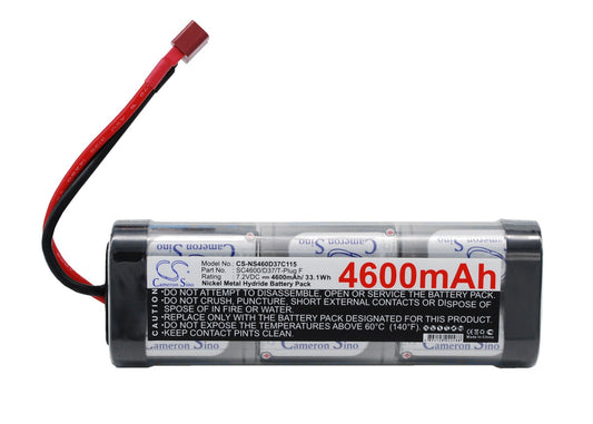 Replacement Battery for RC  CS-NS460D37C115 – Cars – 4600mAh / 7.2V