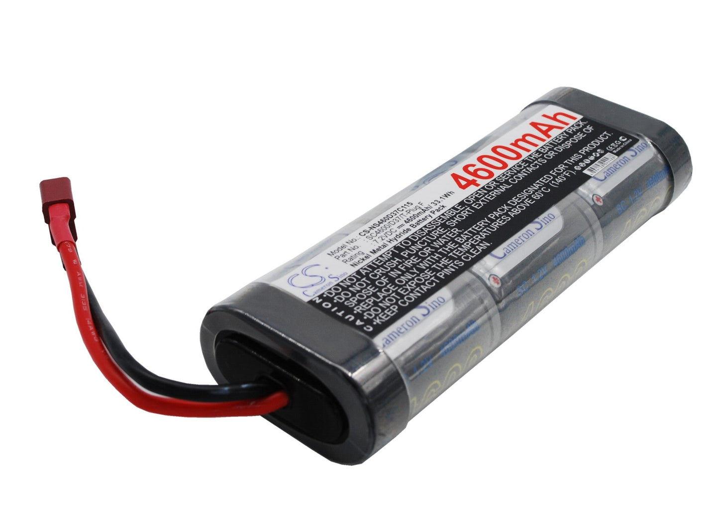 Replacement Battery for RC  CS-NS460D37C115 – Cars – 4600mAh / 7.2V