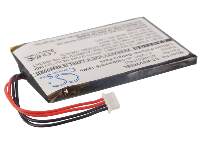 Replacement Battery for Insignia  NS-NCV20 – GPS, Navigator – 1400mAh/5.18Wh / 3.7V