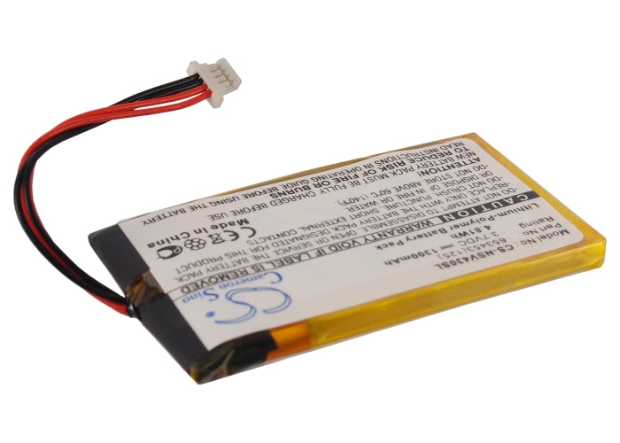 Replacement Battery for Insignia  NS-NCV43 – GPS, Navigator – 1300mAh/4.81Wh / 3.7V