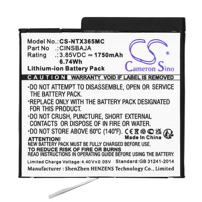 Replacement Battery for Insta360  Ace – Camera – 1750mAh / 6.74Wh / 3.85V