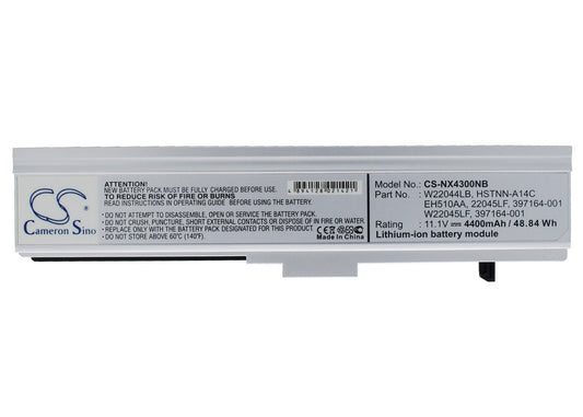Replacement Battery for Compaq  P-B1800 – Notebook, Laptop – 4400mAh/48.84Wh / 11.1V