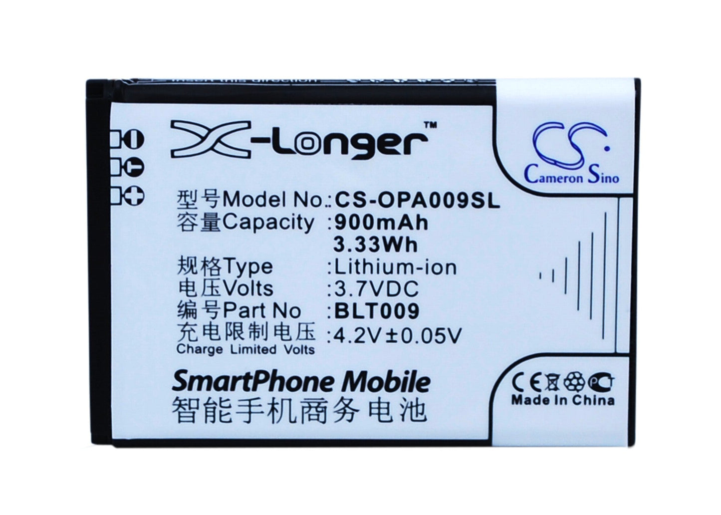 Replacement Battery for OPPO  A90 – Mobile, SmartPhone – 900mAh/3.33Wh / 3.7V