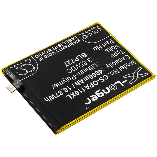 Replacement Battery for OPPO  A11x – Mobile, SmartPhone – 4900mAh / 18.87Wh / 3.85V