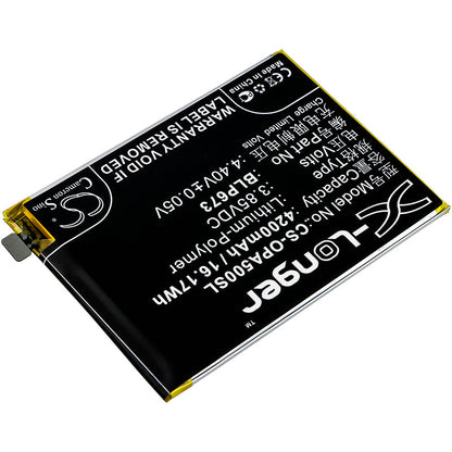 Replacement Battery for OPPO  A2 Pro – Mobile, SmartPhone – 4200mAh / 16.17Wh / 3.85V