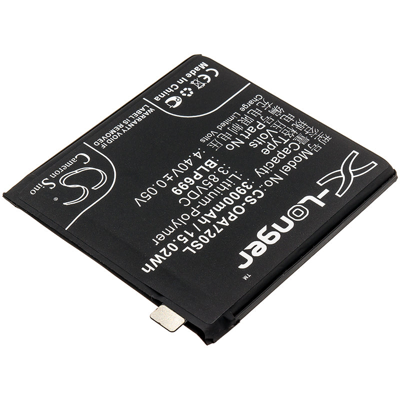 Replacement Battery for Oneplus  7 Pro – Mobile, SmartPhone – 3900mAh / 15.02Wh / 3.85V