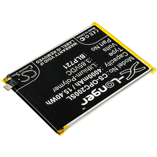 Replacement Battery for OPPO  R1941 – Mobile, SmartPhone – 4000mAh / 15.40Wh / 3.85V