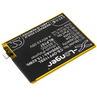 Replacement Battery for OPPO  CPH1911 – Mobile, SmartPhone – 3900mAh / 15.02Wh / 3.85V
