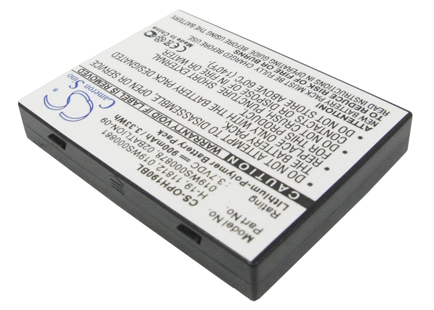 Replacement Battery for Opticon  H16 – Barcode Scanner – 900mAh / 3.33Wh / 3.7V