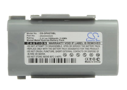 Replacement Battery for Opticon  PHL-2700 – Barcode Scanner – 1500mAh / 3.60Wh / 2.4V