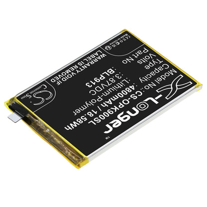 Replacement Battery for OPPO  K9X – Mobile, SmartPhone – 4800mAh / 18.58Wh / 3.87V