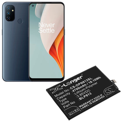 Replacement Battery for Oneplus  BE2011 – Mobile, SmartPhone – 4700mAh / 18.10Wh / 3.85V