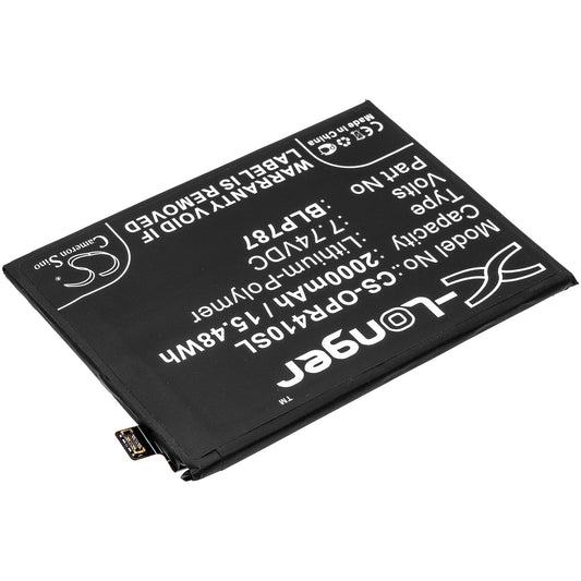 Replacement Battery for OPPO  CPH2109 – Mobile, SmartPhone – 2000mAh / 15.48Wh / 7.74V