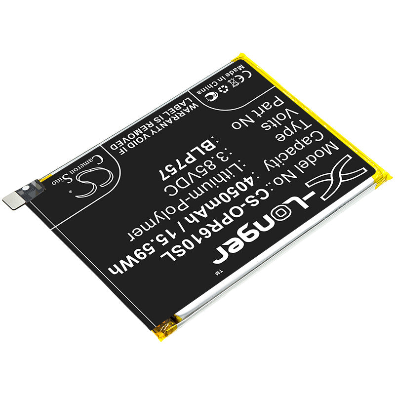 Replacement Battery for OPPO  R2002 – Mobile, SmartPhone – 4050mAh / 15.59Wh / 3.85V
