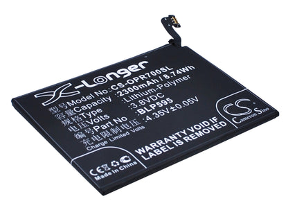 Replacement Battery for OPPO  R7 – Mobile, SmartPhone – 2300mAh / 8.74Wh / 3.8V