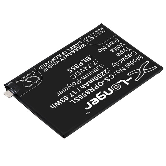 Replacement Battery for OPPO  PEPM00 – Mobile, SmartPhone – 2200mAh / 17.03Wh / 7.74V
