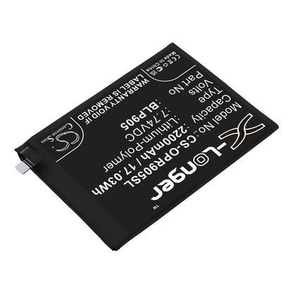 Replacement Battery for OPPO  PFDM00 – Mobile, SmartPhone – 2200mAh / 17.03Wh / 7.74V