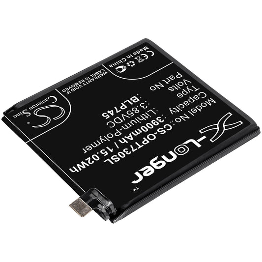 Replacement Battery for Oneplus  7T Pro – Mobile, SmartPhone – 3900mAh / 15.02Wh / 3.85V