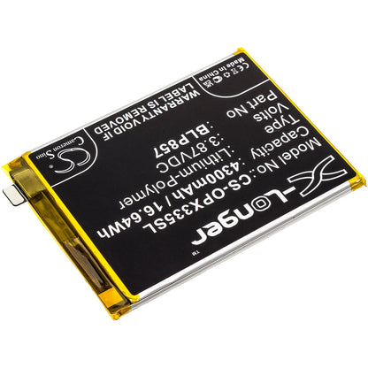 Replacement Battery for OPPO  Realme GT Neo – Mobile, SmartPhone – 4300mAh / 16.64Wh / 3.87V