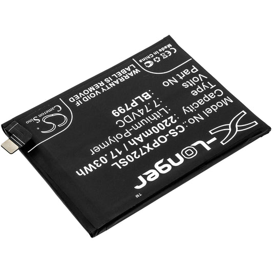 Replacement Battery for OPPO  R2121 – Mobile, SmartPhone – 2200mAh / 17.03Wh / 7.74V