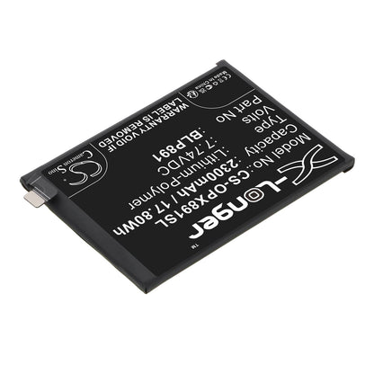 Replacement Battery for OPPO  Find X5 5G – Mobile, SmartPhone – 2300mAh / 17.80Wh / 7.74V