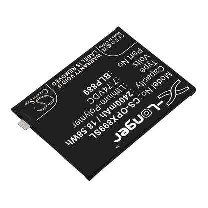 Replacement Battery for OPPO  CPH2305 – Mobile, SmartPhone – 2400mAh / 18.58Wh / 7.74V