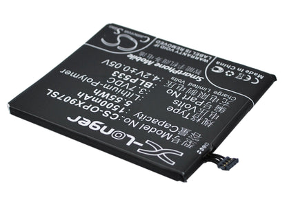 Replacement Battery for OPPO  Finder – Mobile, SmartPhone – 1500mAh / 5.55Wh / 3.7V