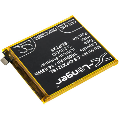 Replacement Battery for OPPO  Realme XT – Mobile, SmartPhone – 3800mAh / 14.63Wh / 3.85V